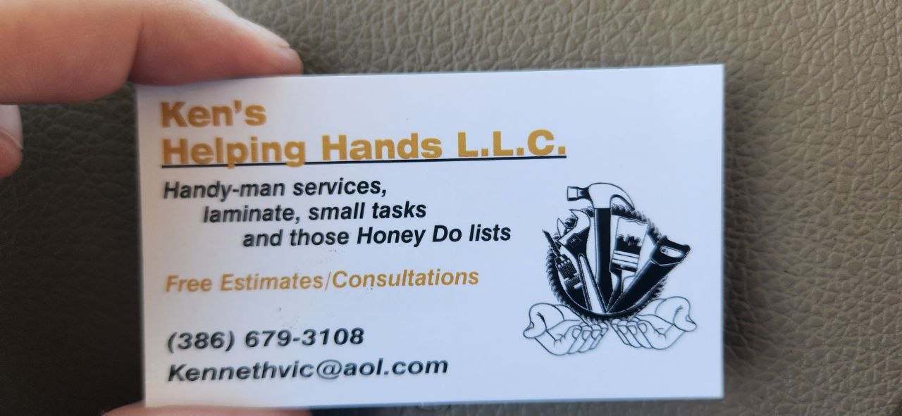 Ken's Helping Hands L.L.C. business card